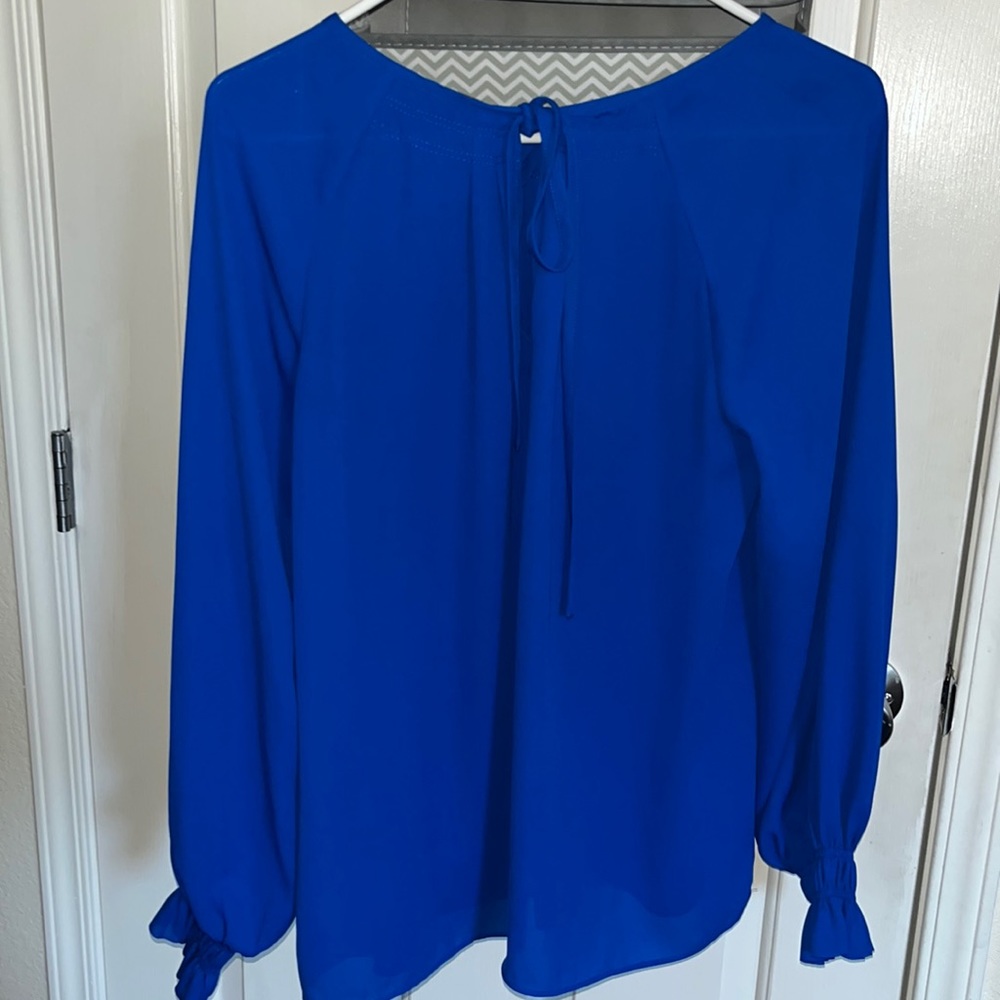 Banana republic electro blue top